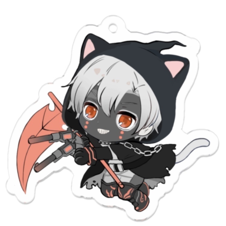 13 猫耳アクキー