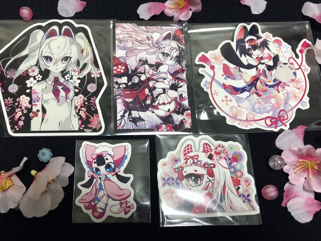 ステッカー_和花シリーズ