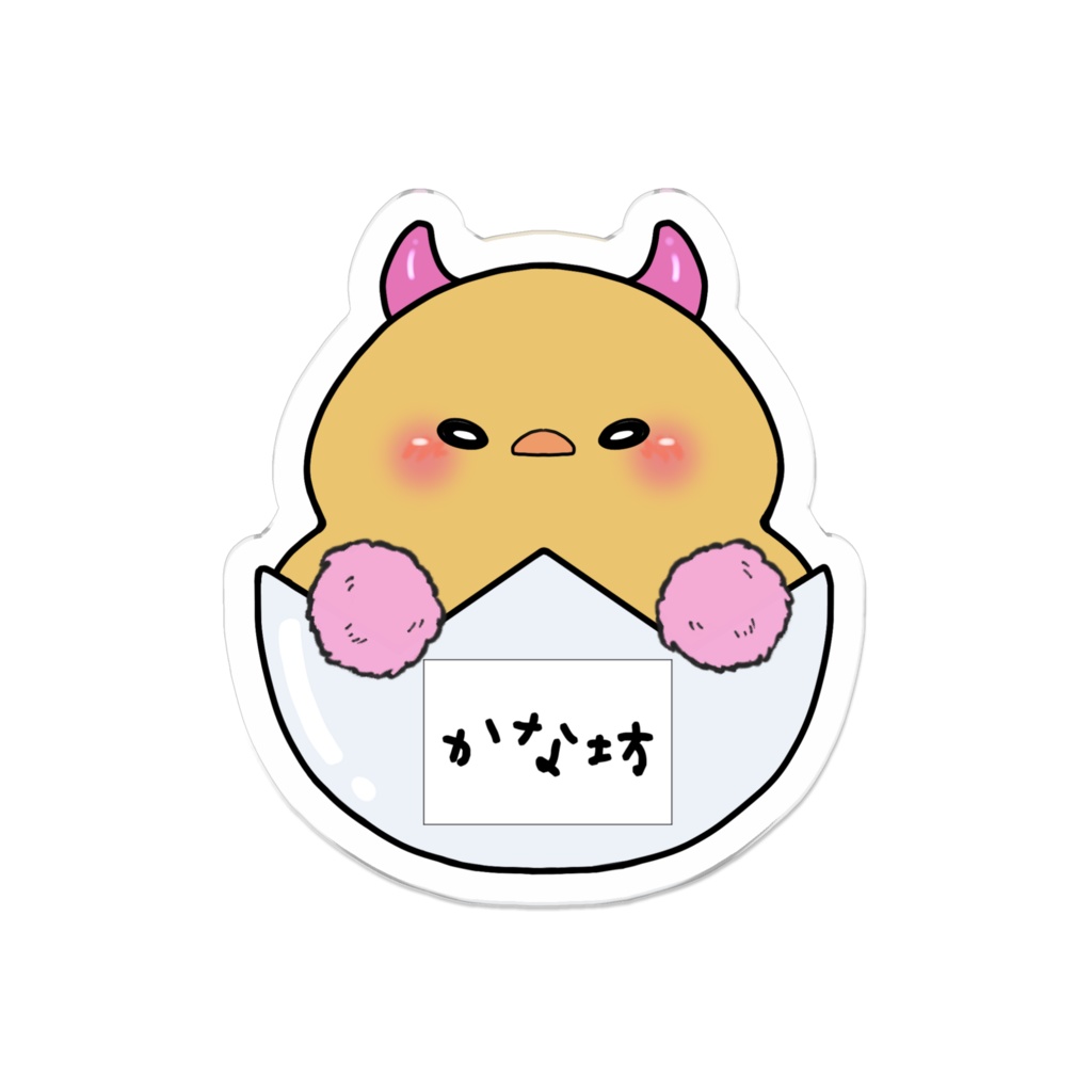 【一周年記念グッズ】かな坊バッジ