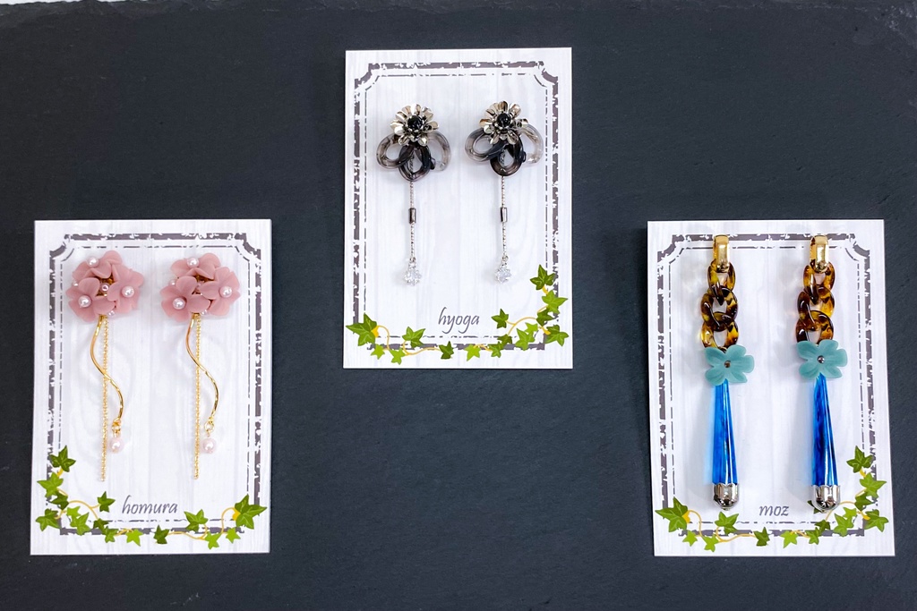 dcstキャラクターイメージ ピアス・イヤリング 第二弾