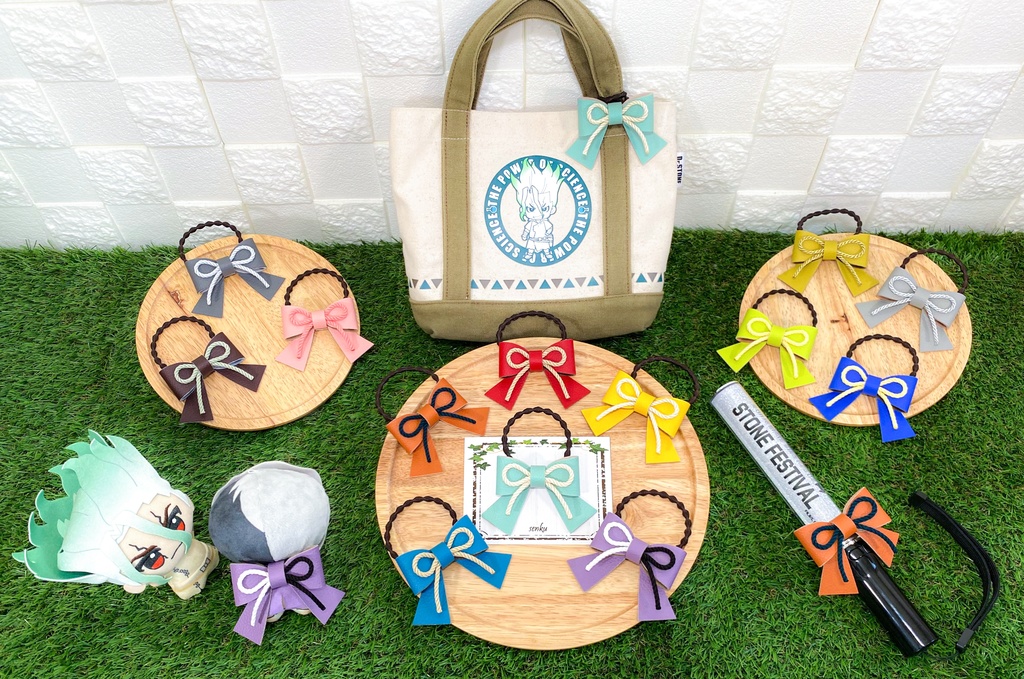 dcstキャラクターイメージ レザーリボンヘアゴム