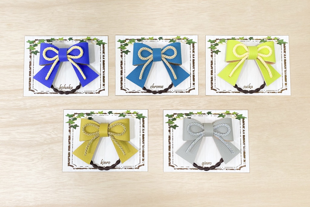 dcstキャラクターイメージ レザーリボンヘアゴム