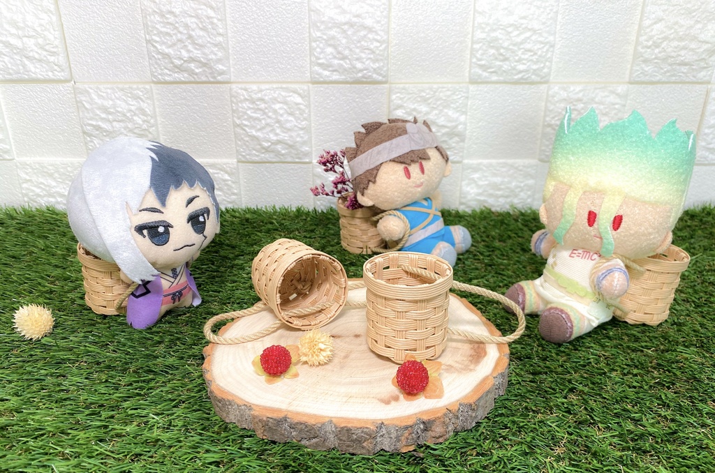 ぬいぐるみ用 ストーンワールド風 背負いかご