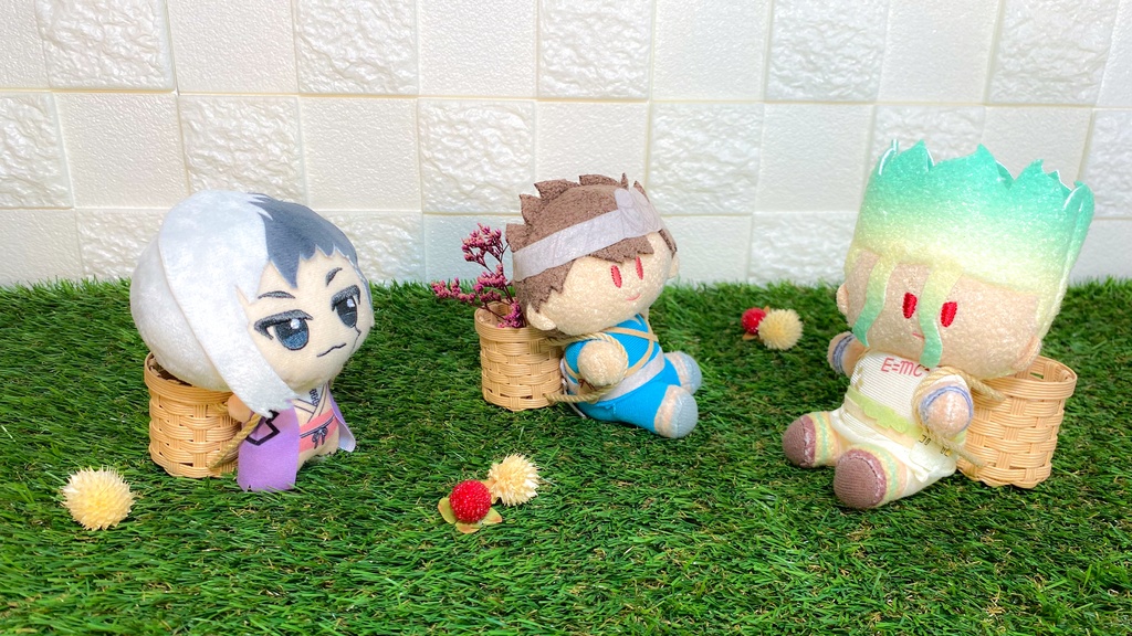 ぬいぐるみ用 ストーンワールド風 背負いかご