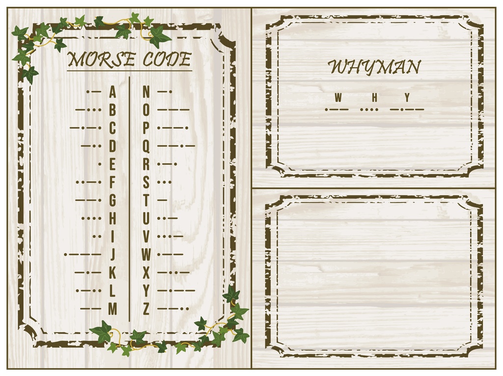 dcstモールス信号ブレスレットver.WHYMAN(ホワイマン)