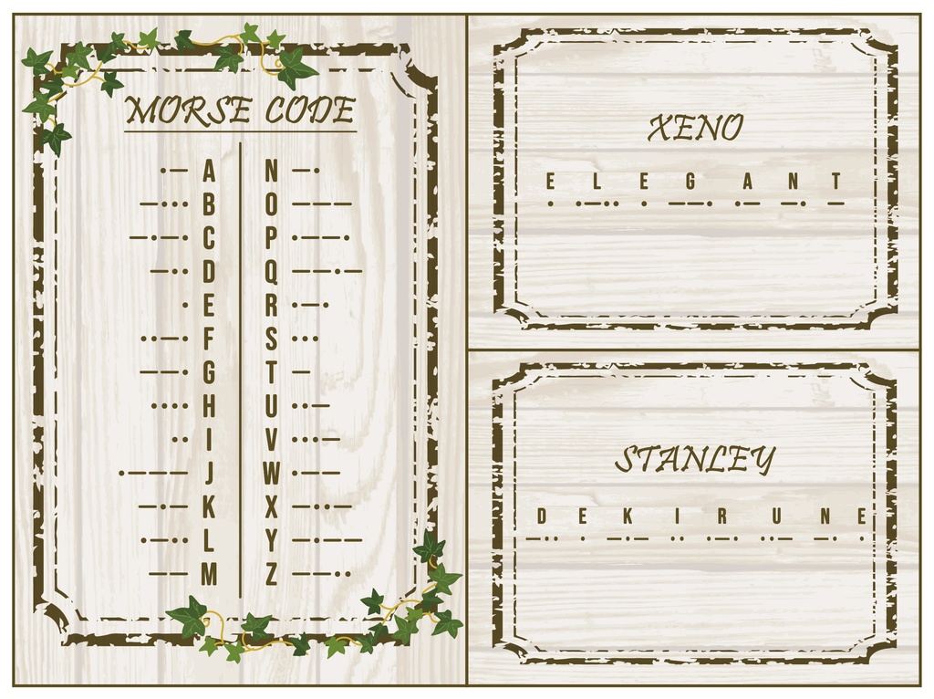 dcstモールス信号ブレスレットver.ゼノ ver.スタンリー