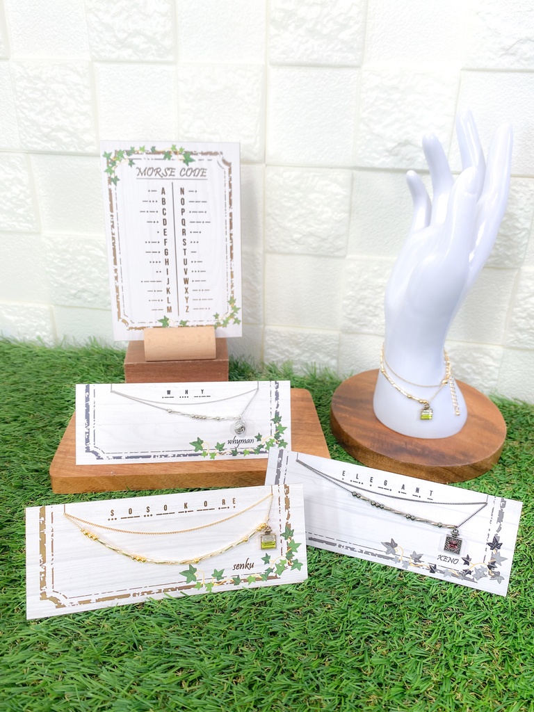 dcstモールス信号ブレスレットver.龍水 ver.羽京