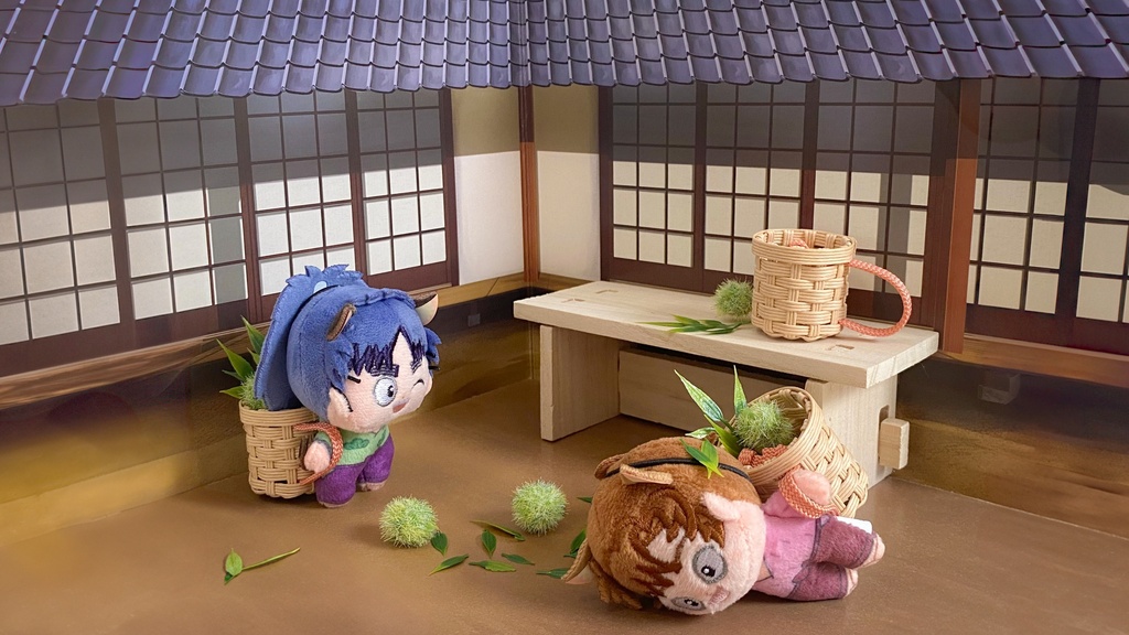 ぬいぐるみ用 忍びの背負いかご