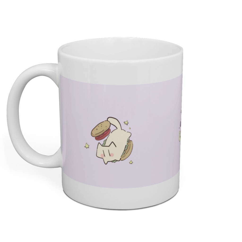 ばけふれマグカップ パープル