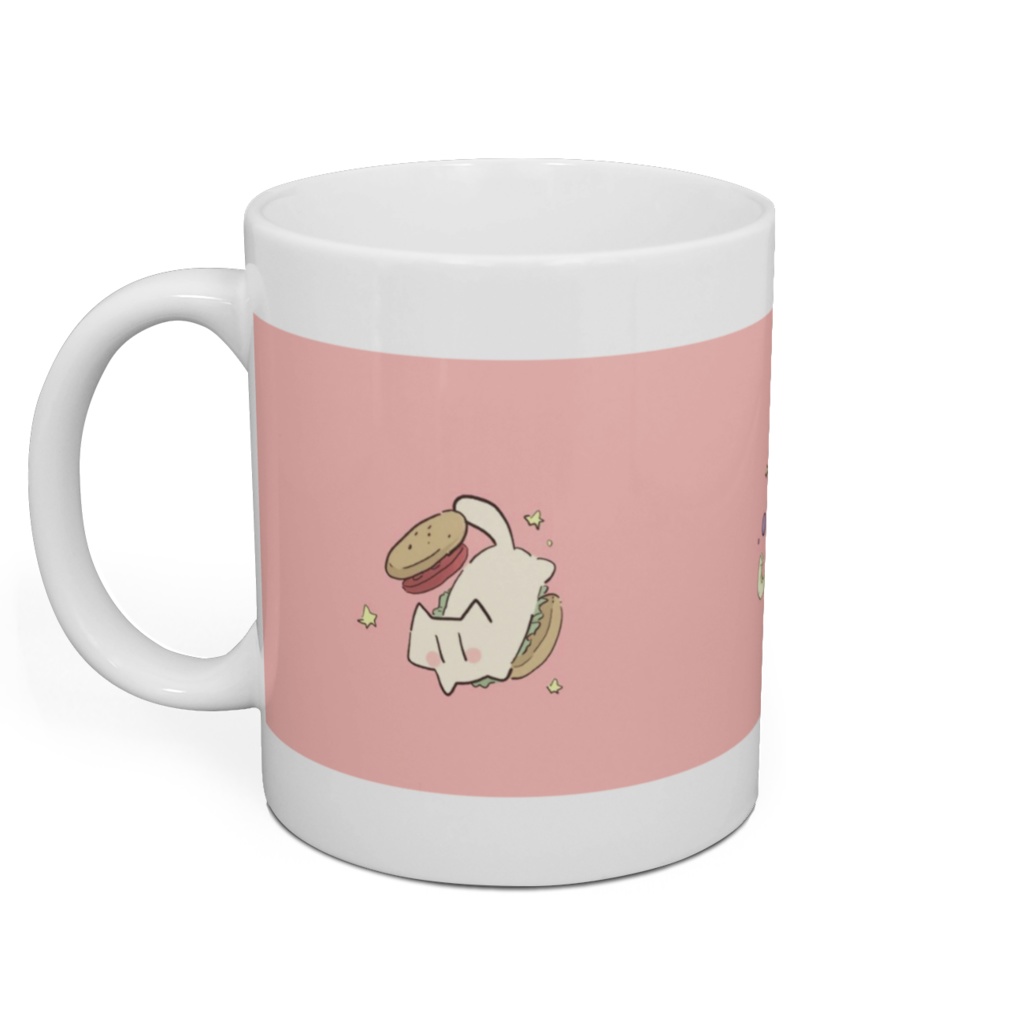 ばけふれマグカップ ピンク