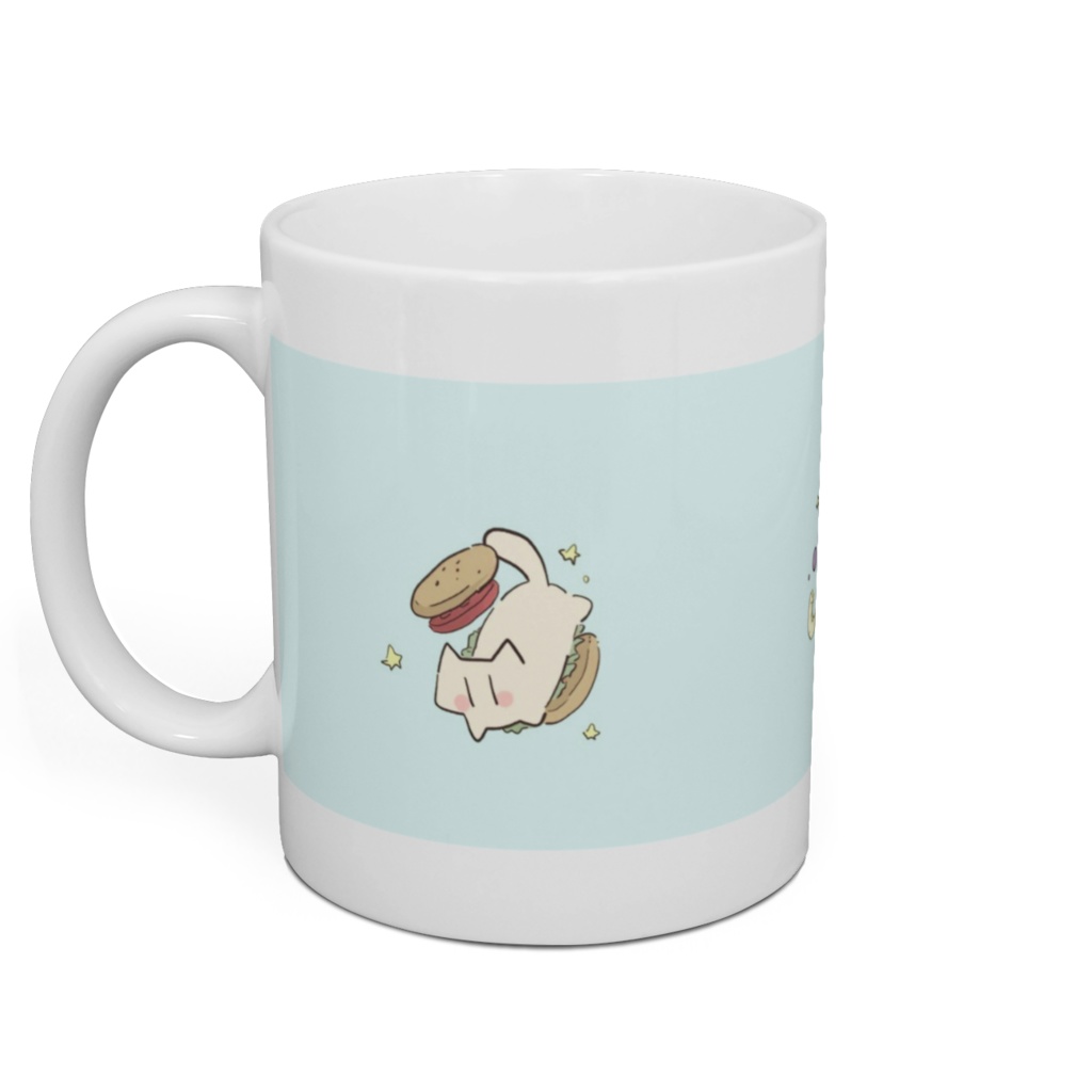 ばけふれマグカップ ライトブルー