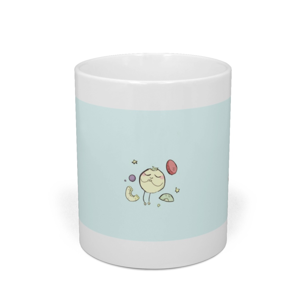 ばけふれマグカップ ライトブルー