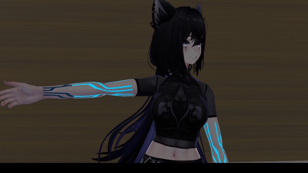 【無料】電気回路みたいな強化腕マテリアル forラシューシャ