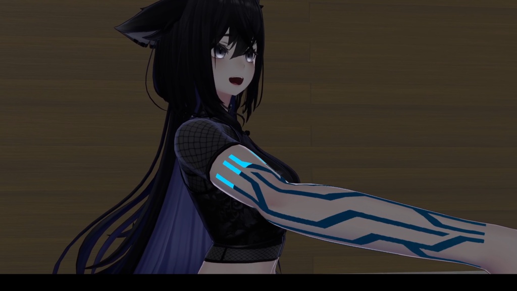 【無料】電気回路みたいな強化腕マテリアル forラシューシャ