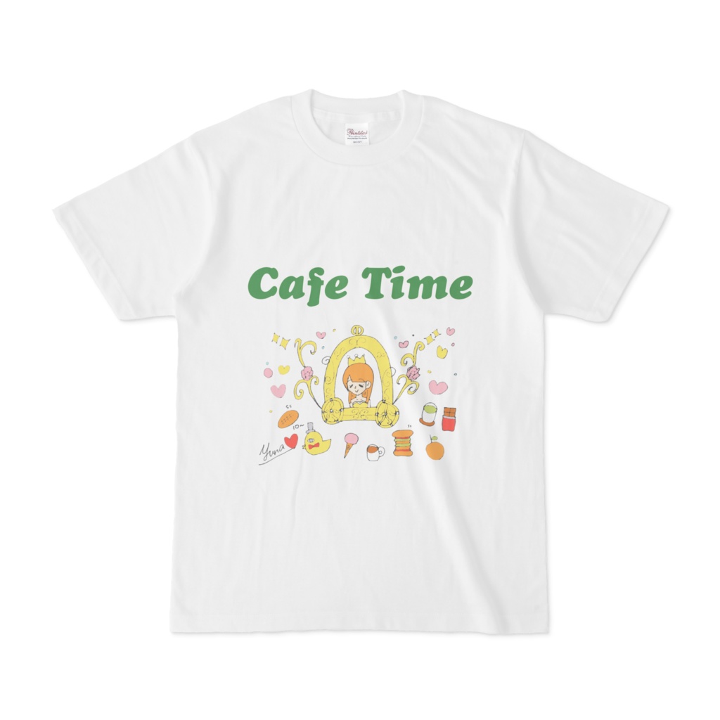 ゆうなカフェTシャツ(白)