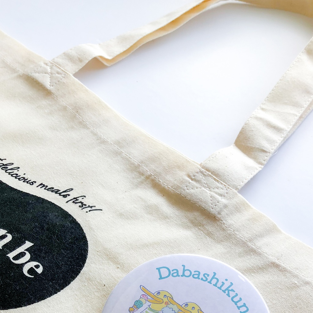 【カモノハシ?のだばしくん】エコバッグ: あんしんBOOTHパック(匿名発送)