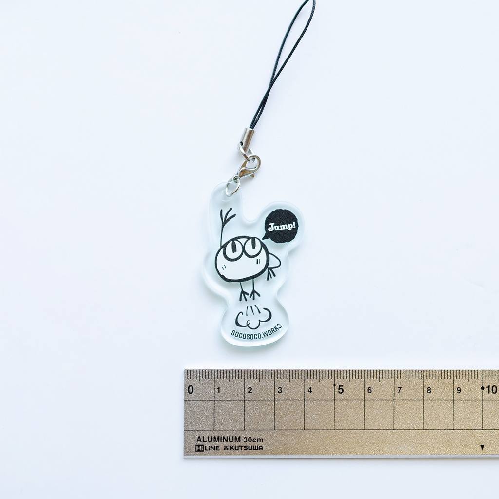 【ごろう】アクリルキーホルダー(Jump!): あんしんBOOTHパック(匿名発送)