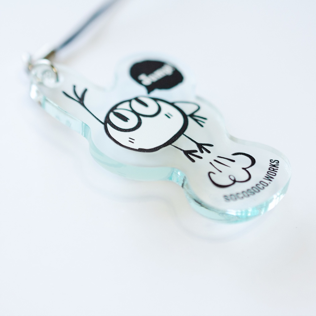 【ごろう】アクリルキーホルダー(Jump!): あんしんBOOTHパック(匿名発送)