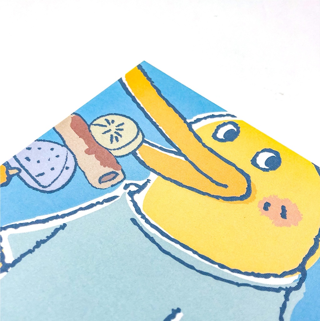 【カモノハシ?のだばしくん】ポストカード(だばしくんプロマイド): あんしんBOOTHパック(匿名発送)