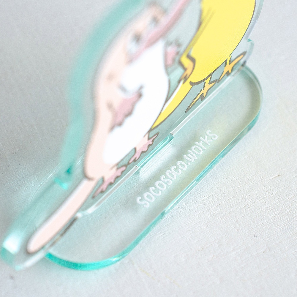 【カモノハシ&カモノハシ?のだばしくん】アクリルスタンド: あんしんBOOTHパック(匿名発送)