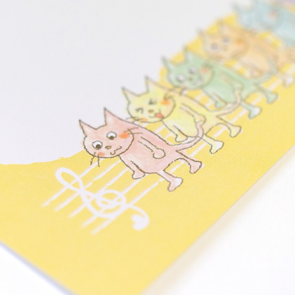 【行列ねこ】ポストカード: あんしんBOOTHパック(匿名発送)