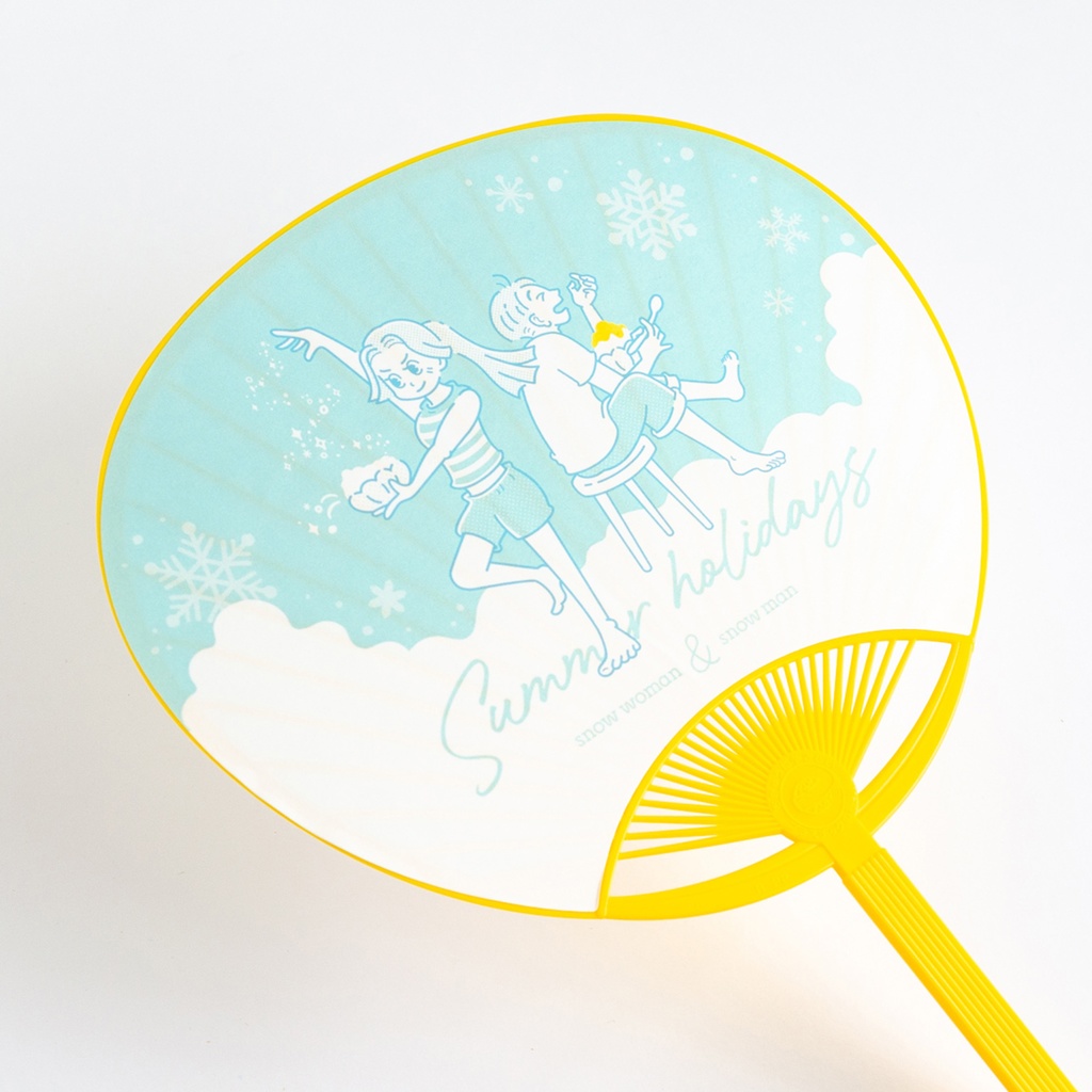 【ゆきことゆきお】ミニうちわ: あんしんBOOTHパック(匿名発送)