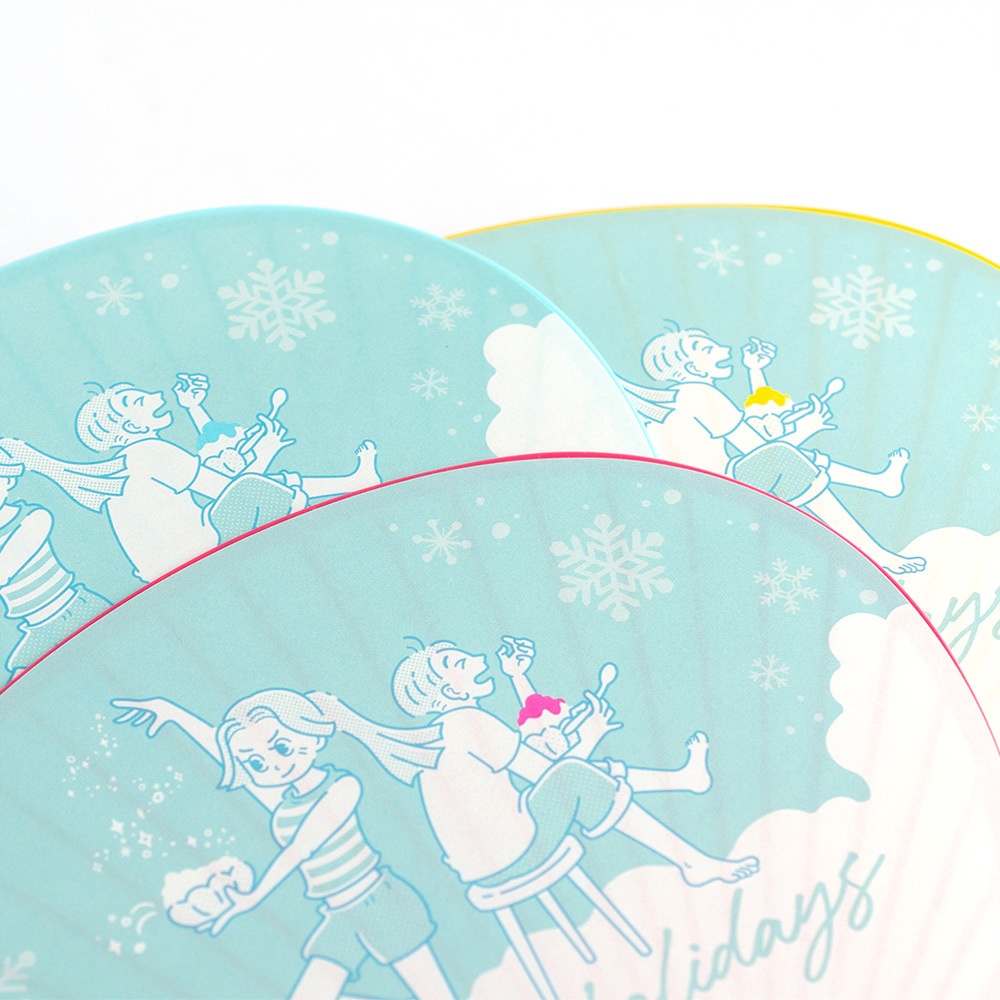 【ゆきことゆきお】ミニうちわ: あんしんBOOTHパック(匿名発送)