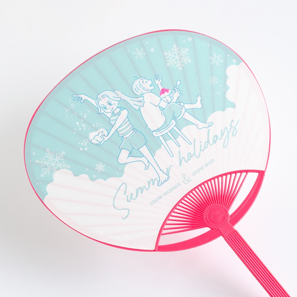 【ゆきことゆきお】ミニうちわ: あんしんBOOTHパック(匿名発送)