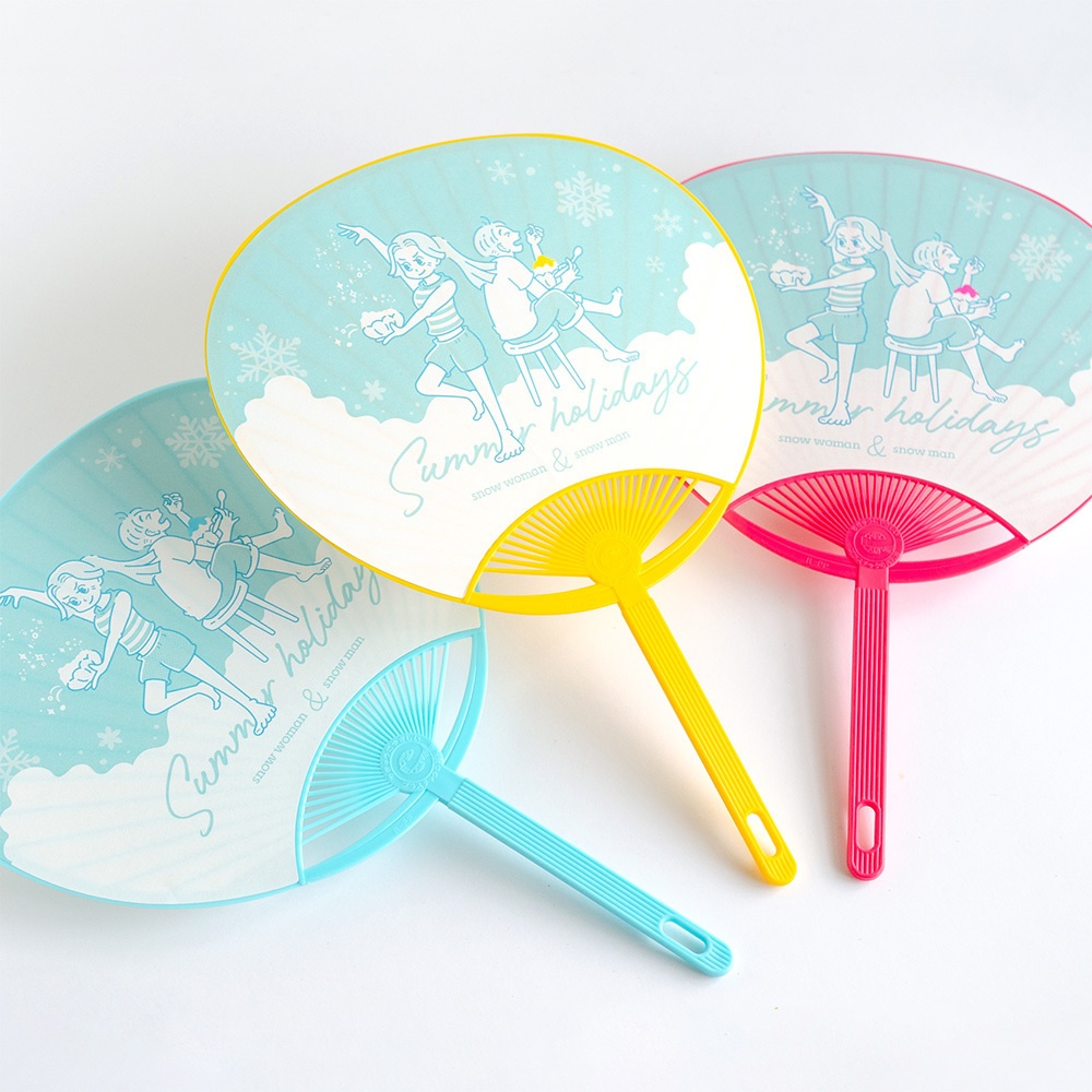 【ゆきことゆきお】ミニうちわ： あんしんBOOTHパック(匿名発送)