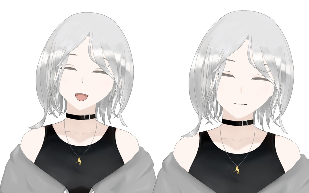 【汎用モデル】銀髪姉【VTS対応】