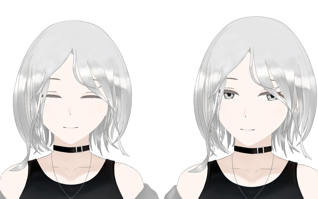 【汎用モデル】銀髪姉【VTS対応】