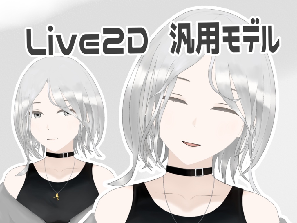 【汎用モデル】銀髪姉【VTS対応】