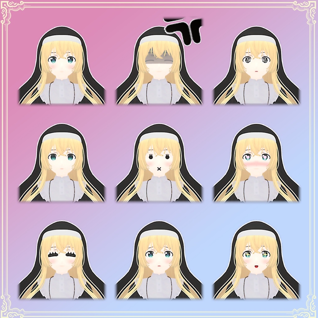 【VRChat向けオリジナル3Dモデル】フィーナ・ウェインライト(Fina Wainwright)