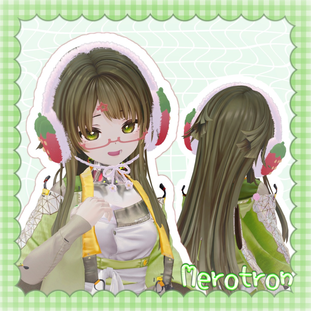 ꒦꒷無料・free꒷꒦Frosted Strawberry Earmuffs🍓