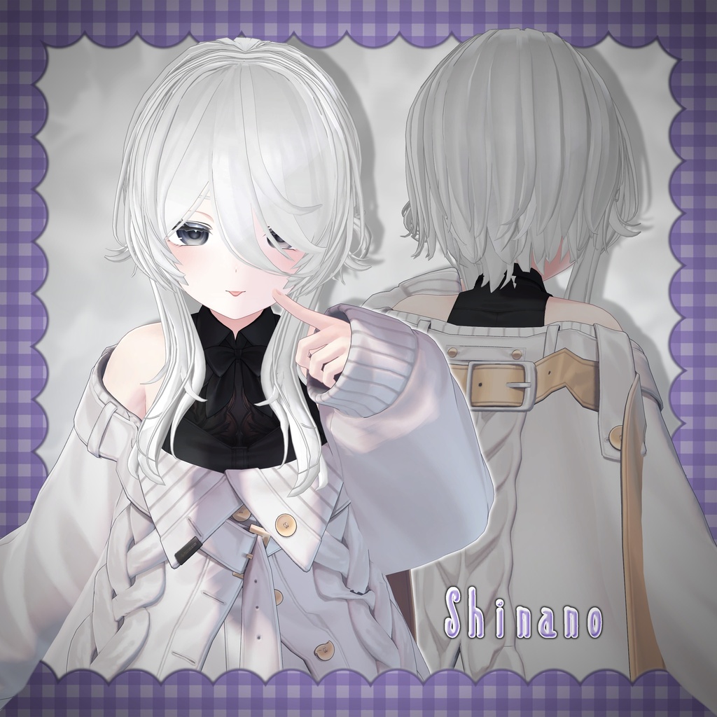 ロングサイド幽霊ヘア👻【5アバター対応】