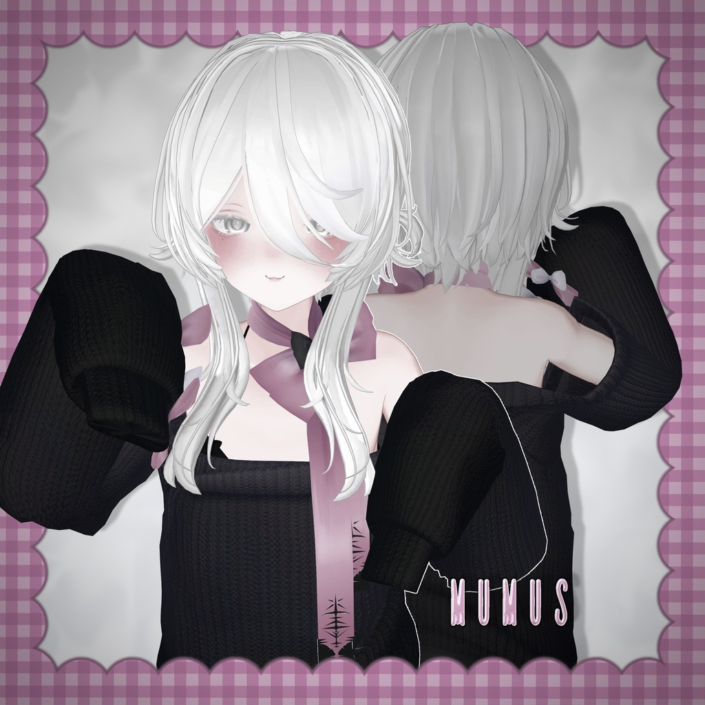 ロングサイド幽霊ヘア👻【4アバター対応】