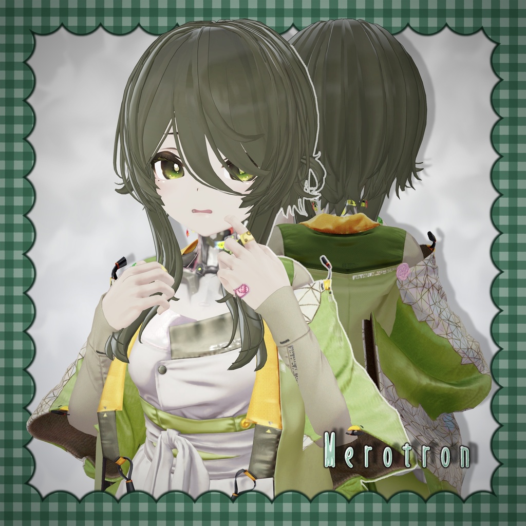 ロングサイド幽霊ヘア👻【4アバター対応】