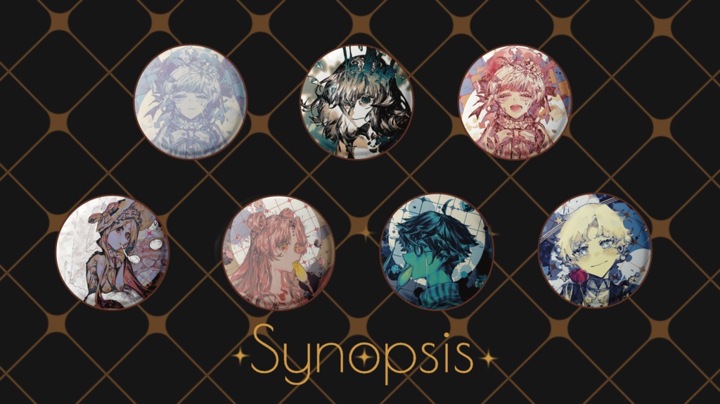 「 Synopsis 」/ 57mm 缶バッジ