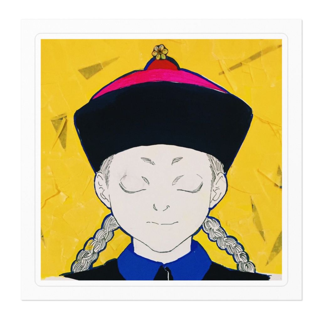 キョンシーステッカー