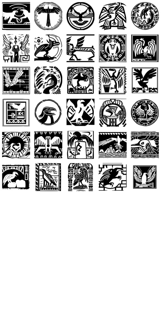 商用利用可・高品質SVG｜絶滅危惧種の猛禽類素材集