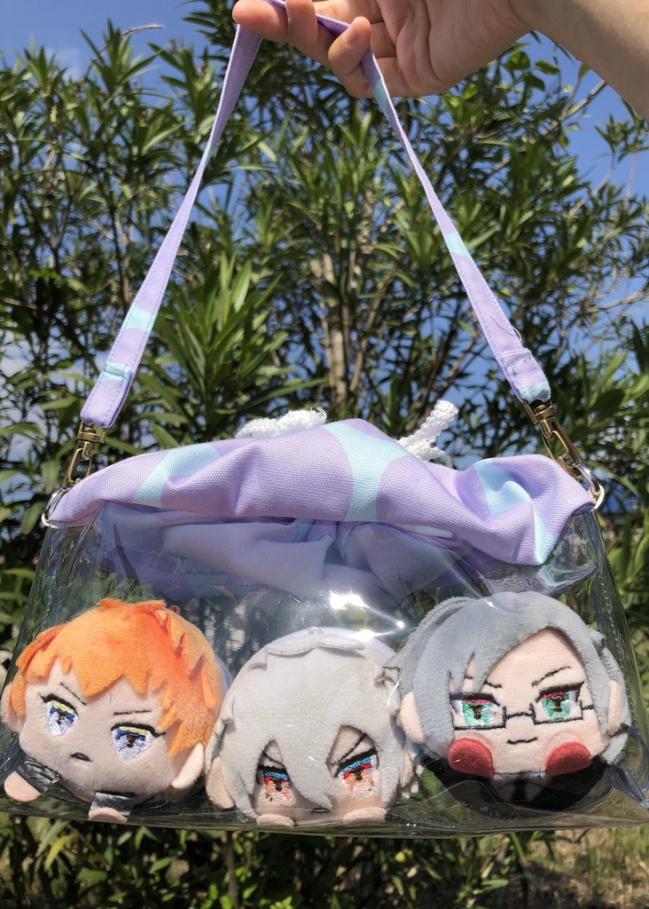 透明巾着ポーチ