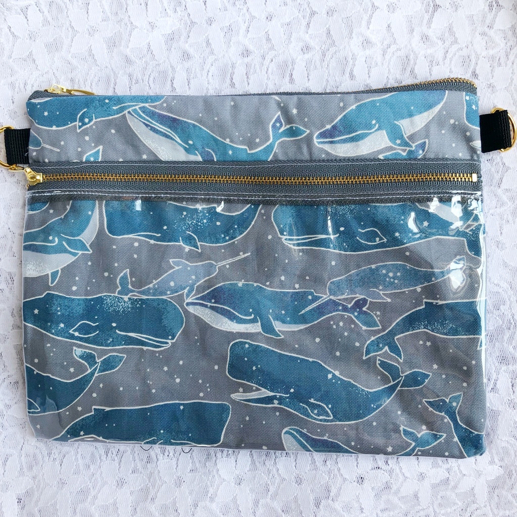 クジラサコッシュ(ゴールド)