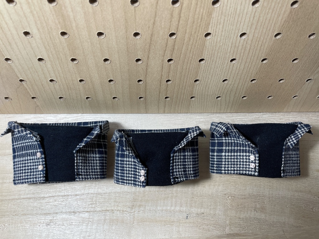 もち服 レイヤード風コート