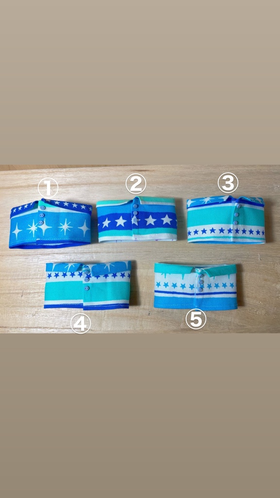 もち服 星柄シャツ