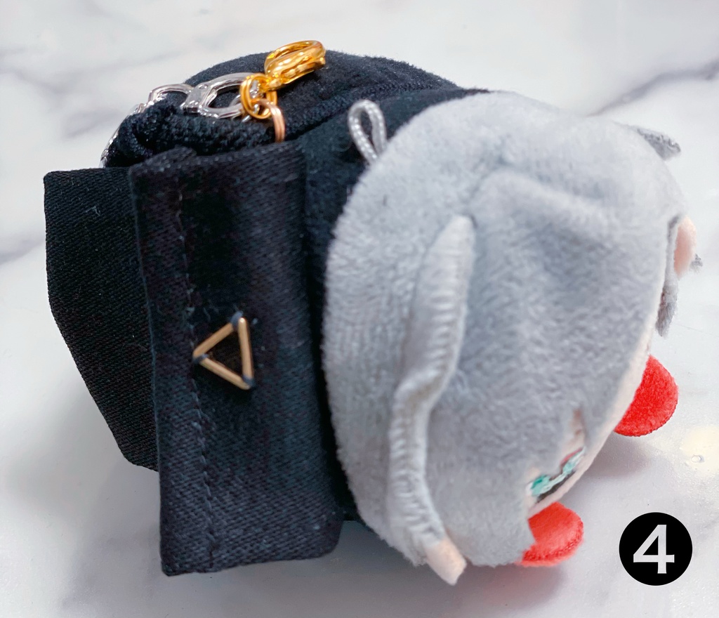 もち用 迷子タグが入るショルダーバッグ