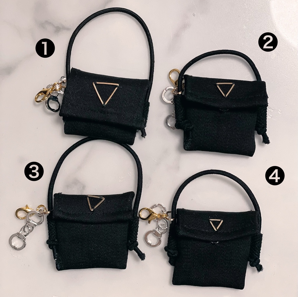 もち用 迷子タグが入るショルダーバッグ