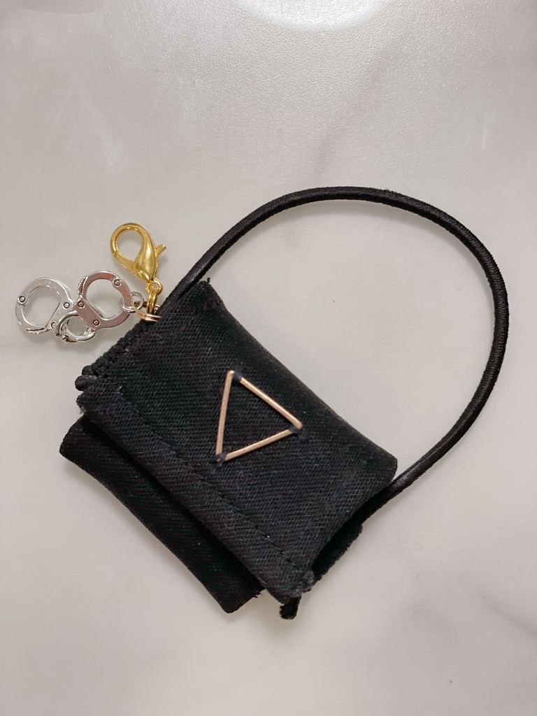 もち用 迷子タグが入るショルダーバッグ