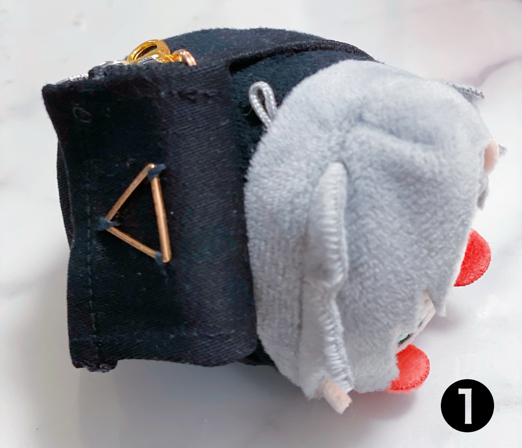 もち用 迷子タグが入るショルダーバッグ