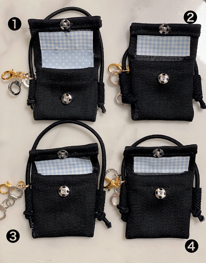 もち用 迷子タグが入るショルダーバッグ