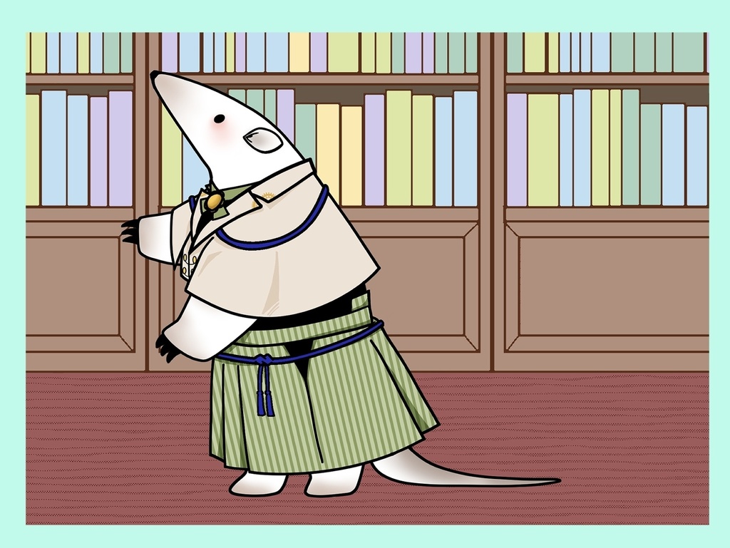 ミナミコ青年集団幻覚メモ帳(圖書館訪問meetsワニちゃんVer.)